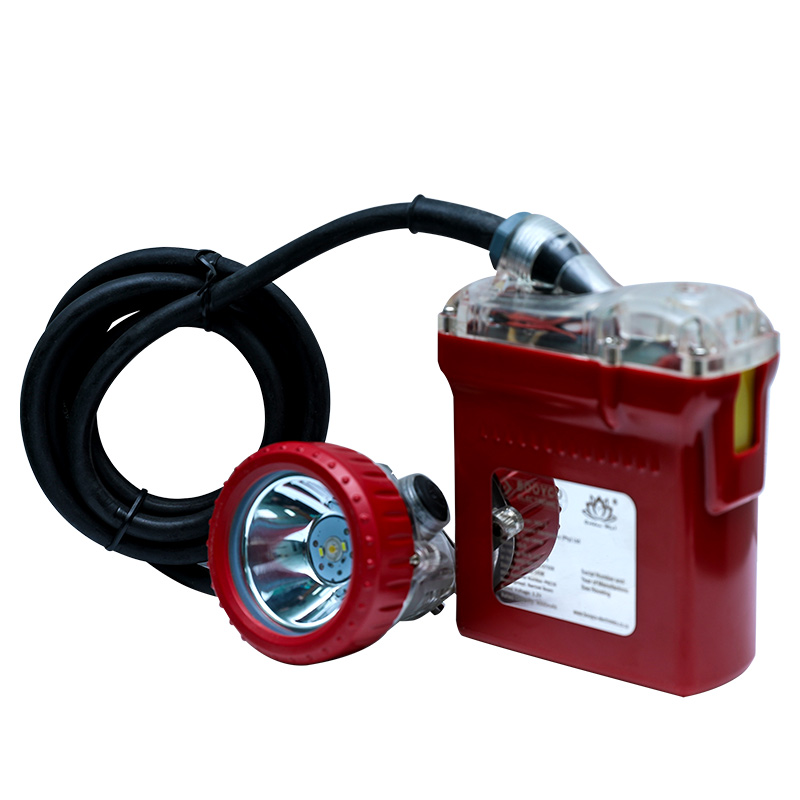 Lampada con cappuccio da miniera K5-D Colore marrone